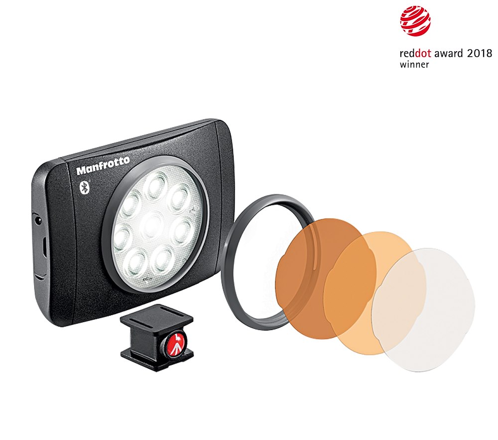 Manfrotto Lumimuse8 LED Bluetooth Vezeték nélküli tech.-val (MLUMIMUSE8A-BT)-1