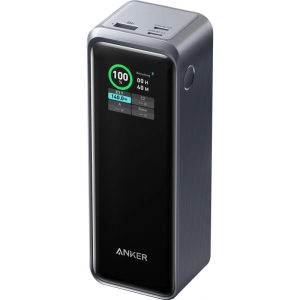 Anker Prime 27650 mAh 250W hordozható külső akkumulátor (powerbank), PD és QC gyorstöltéssel, fekete (A1340012)