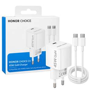 Honor Choice 5504ALHP Fehér 45 W-os hálózati töltő, 1 x USB-C, 4,05 A (5504ALHP)