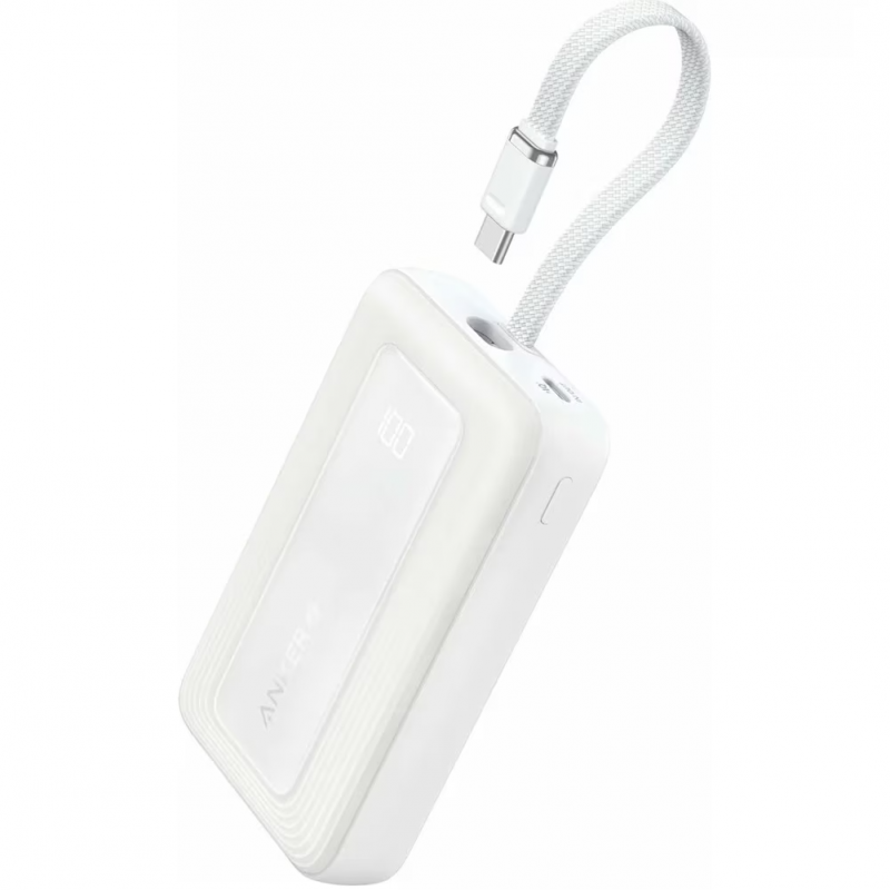 Anker Zolo A1689H21 fehér külső akkumulátor, 20 000 mAh, 30 W, QC és PD powerbank-0