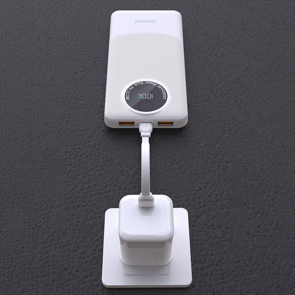 Dudao K12 10 000 mAh külső akkumulátor, 22,5 W, fekete powerbank-3