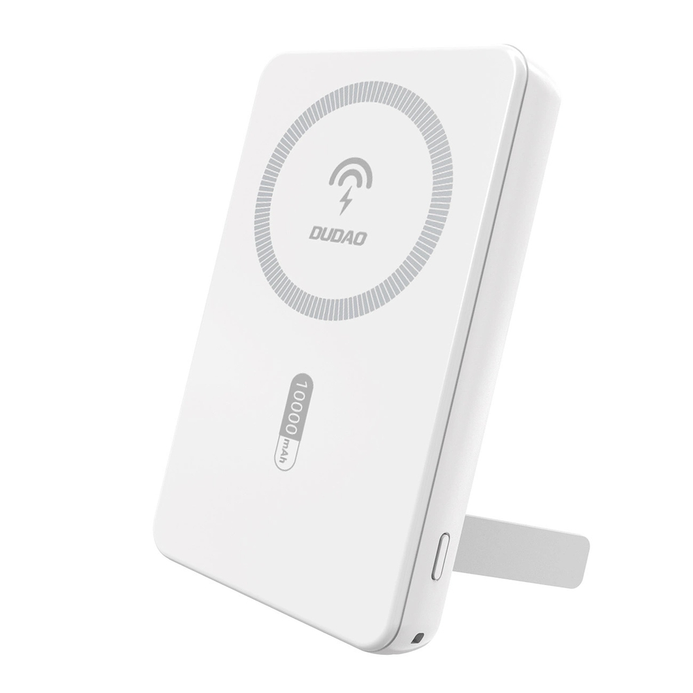 Dudao K14S+ 10000 mAh mágneses külső akkumulátor, 22,5 W, MagSafe-kompatibilis, fehér powerbank-0