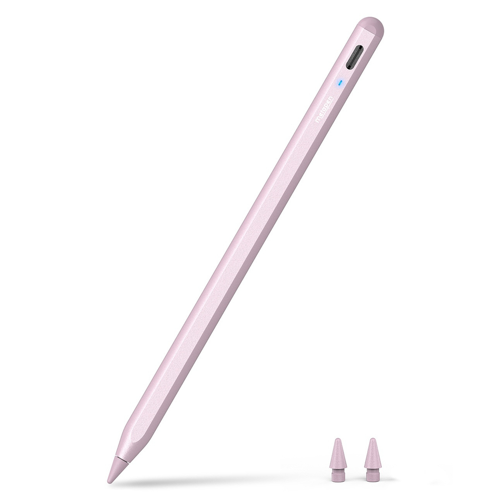 Metapen A8 V4 aktív érintőceruza iPadhez, USB-C, rózsaszín-0