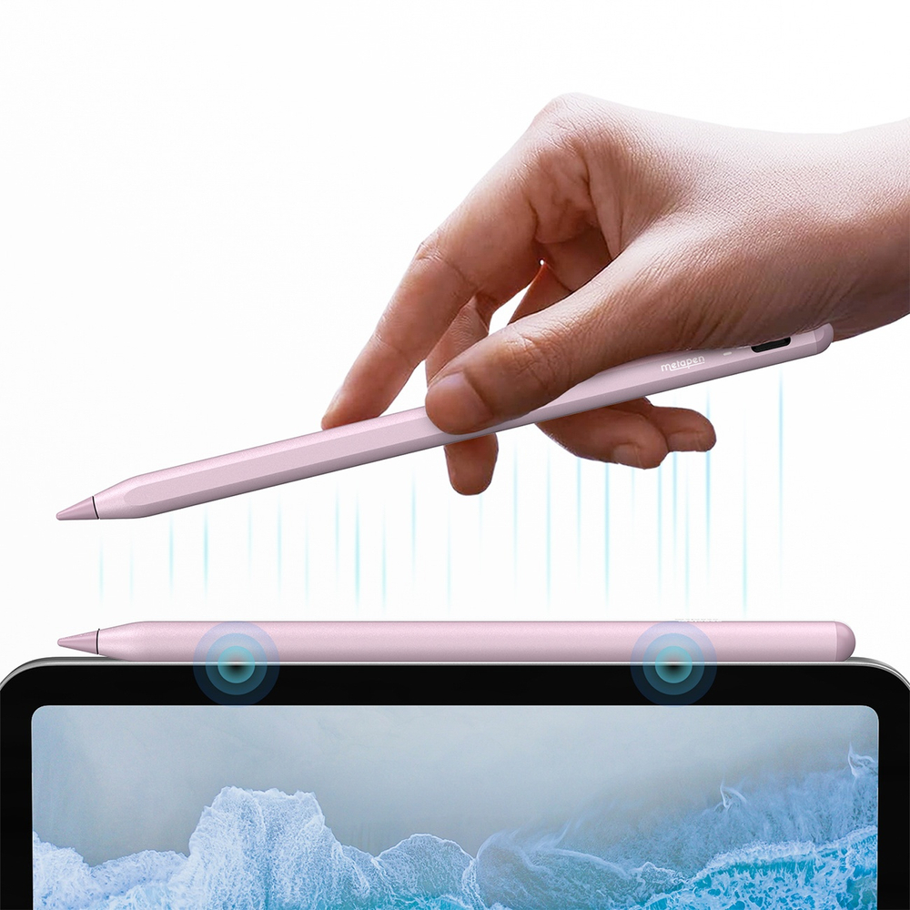 Metapen A8 V4 aktív érintőceruza iPadhez, USB-C, rózsaszín-1