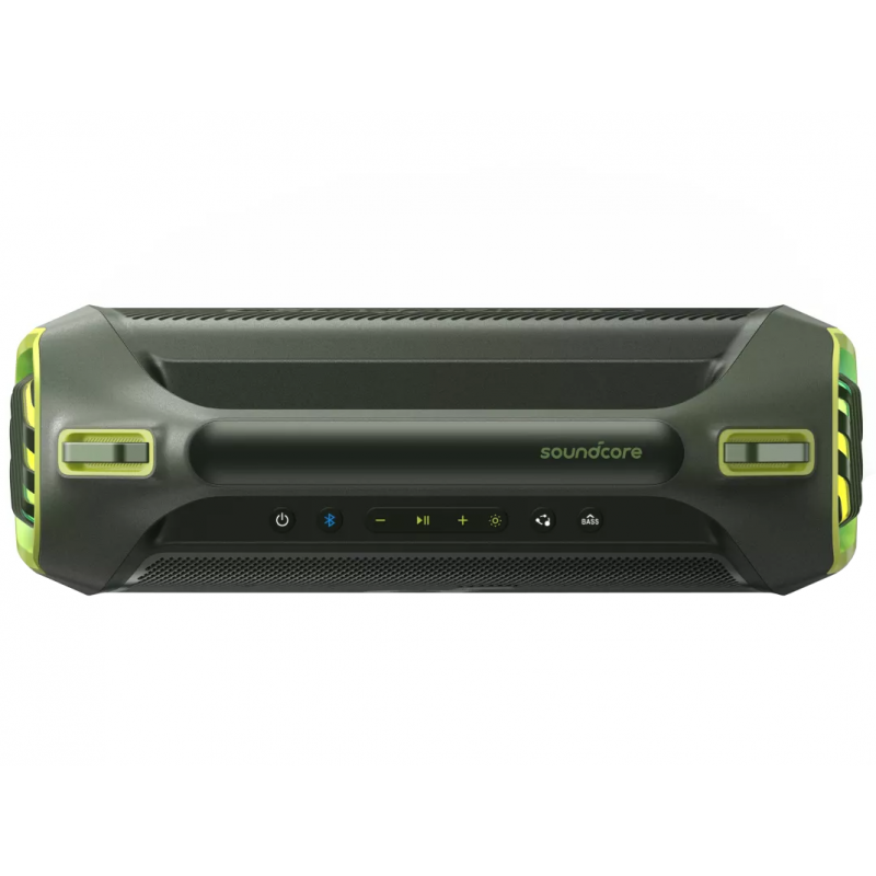Anker Soundcore Boom 2 Plus új változatú vízálló Bluetooth-hangszóró, 140 W, zöld – A3134062-7