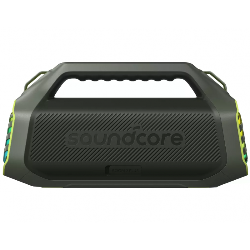 Anker Soundcore Boom 2 Plus új változatú vízálló Bluetooth-hangszóró, 140 W, zöld – A3134062-6