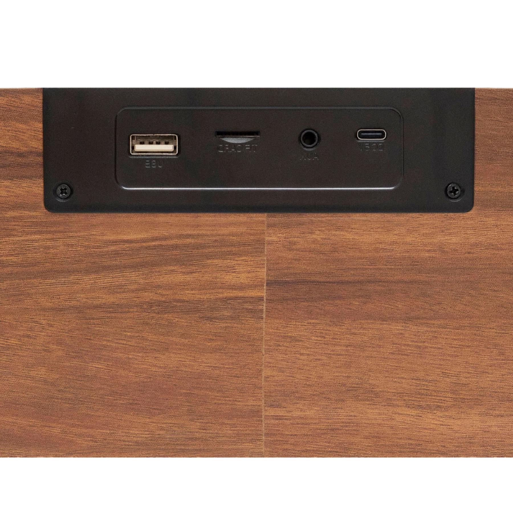 SAL RRT7 sztereó retro hangszóró, vezeték nélküli, 2x5W, FM rádió, Bluetooth, beépített akkumulátor-6