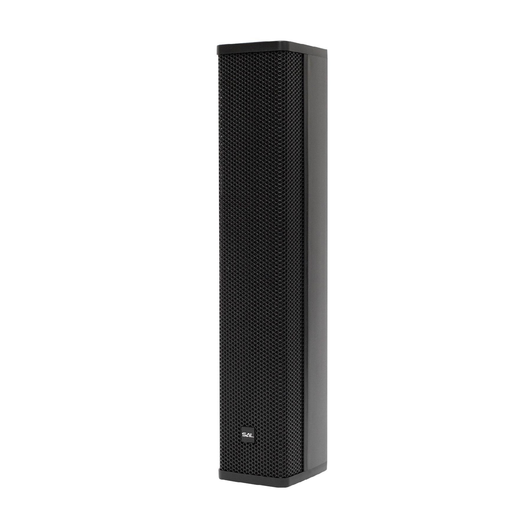 SAL PAS10W43S professzionális oszlopsugárzó hangrendszer, 25cm mélysugárzó, 4x3” szélessávú satellit hangszóró, aktív zenekari hangdoboz, Bluetooth, fém állvány-2