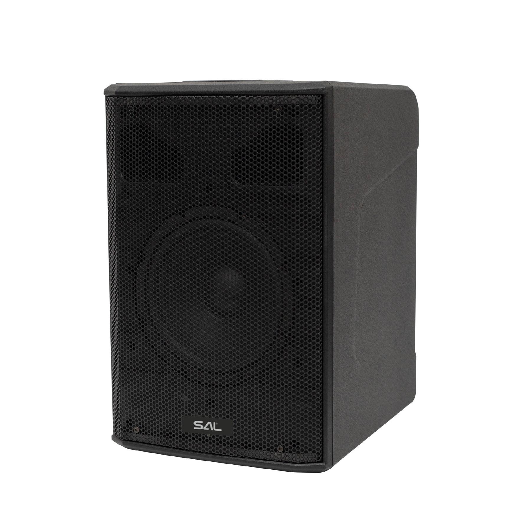 SAL PAS8W42S professzionális oszlopsugárzó hangrendszer, 20cm mélysugárzó, 4x2” szélessávú szatellit hangszóró, aktív zenekari hangdoboz, Bluetooth, állvány-4