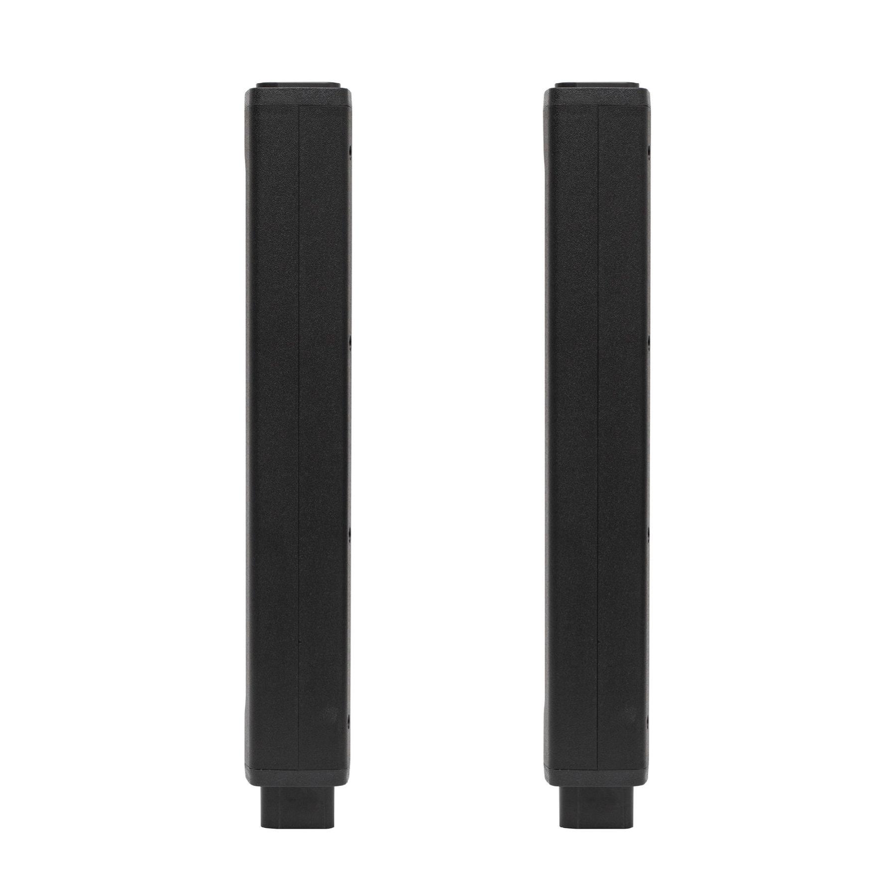 SAL PAS8W42S professzionális oszlopsugárzó hangrendszer, 20cm mélysugárzó, 4x2” szélessávú szatellit hangszóró, aktív zenekari hangdoboz, Bluetooth, állvány-1