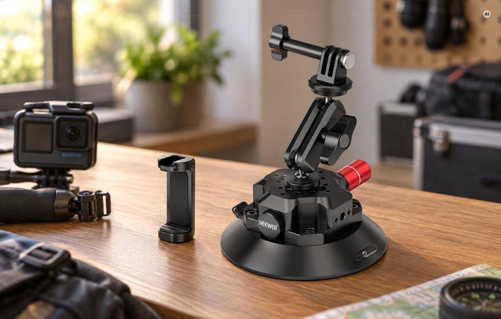 NEEWER CA105 4.5 tapadókorongos kamera- és telefontartó-7