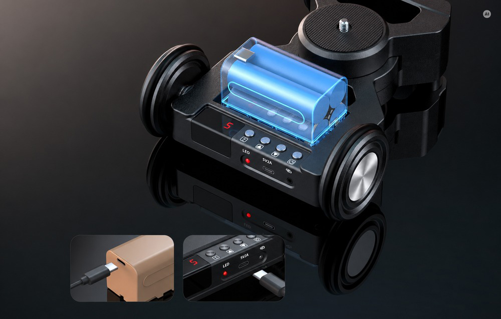 NEEWER DL400 motoros kamerakocsi-5