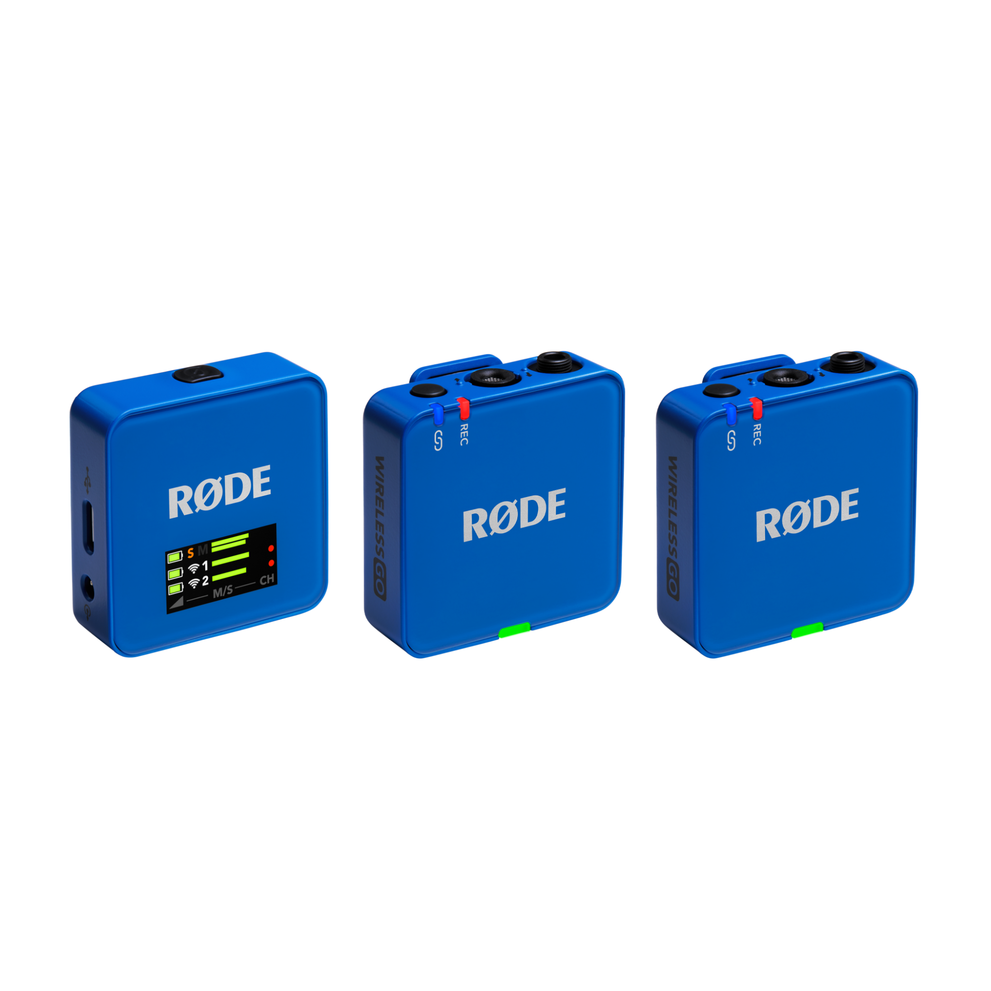RØDE Wireless GO GEN3 két csatornás vezeték nélküli mikrofon rendszer, koblatkék-0