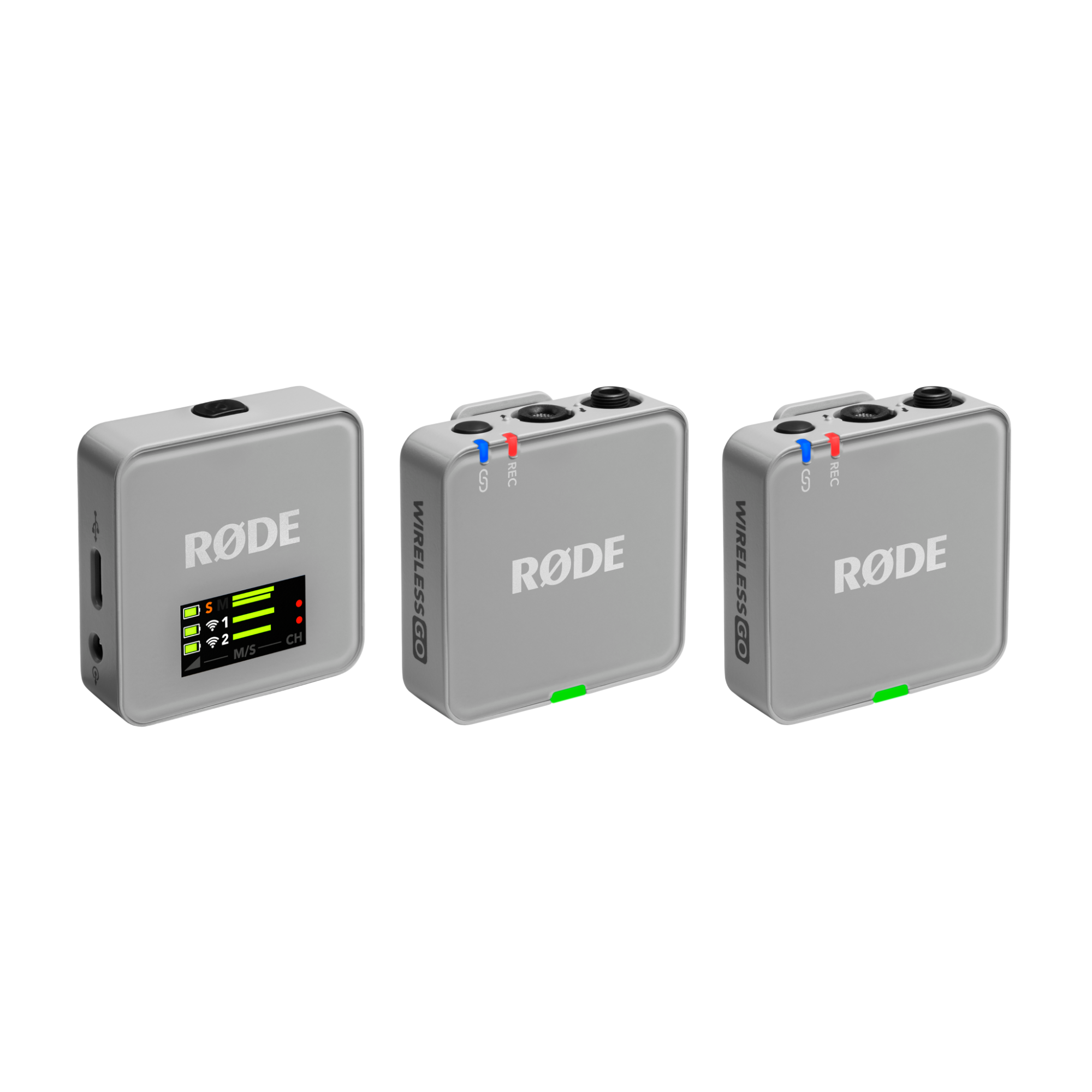 RØDE Wireless GO GEN3 két csatornás vezeték nélküli mikrofon rendszer, szürke-0