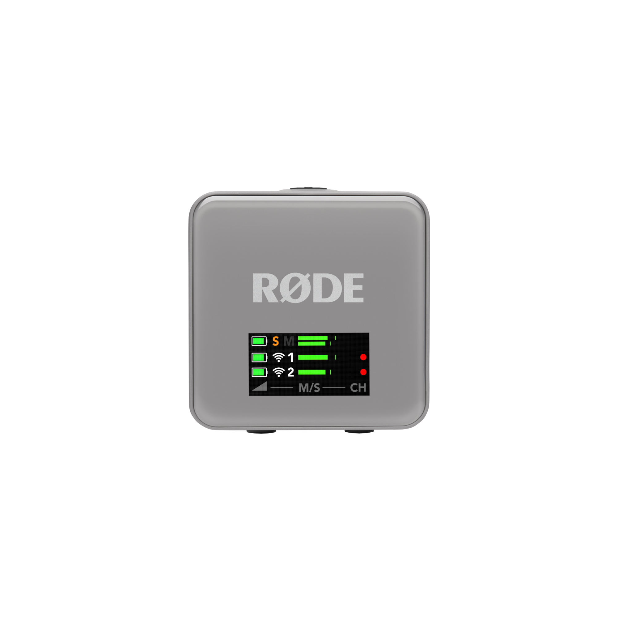 RØDE Wireless GO GEN3 két csatornás vezeték nélküli mikrofon rendszer, szürke-1