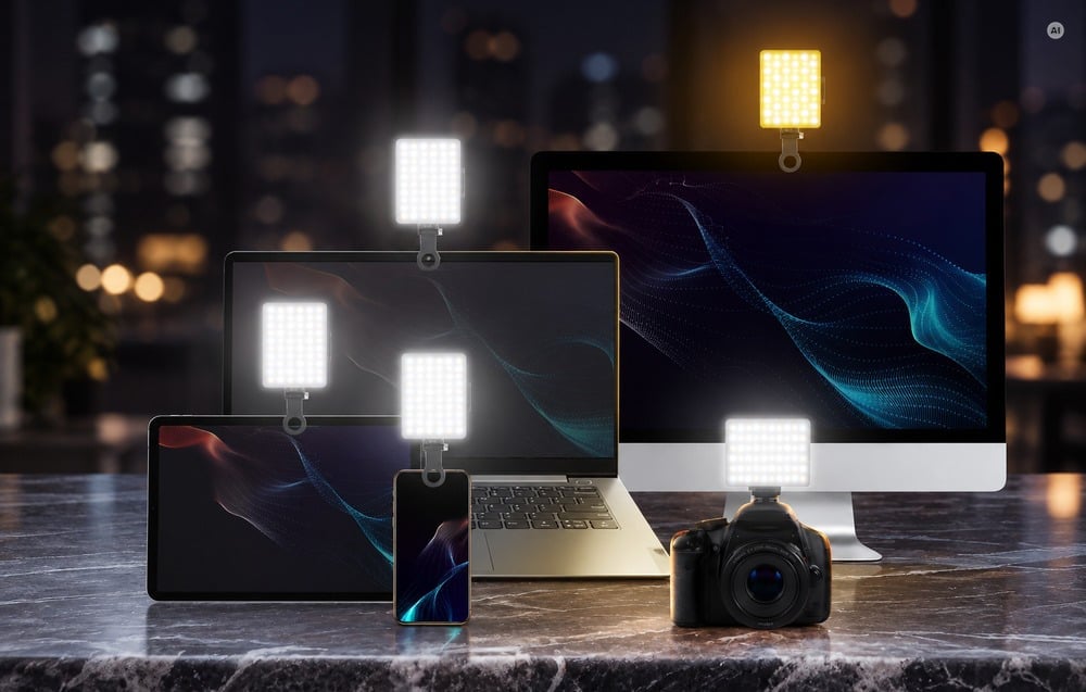 NEEWER BASICS VL67B hordozható LED stúdiólámpa-6