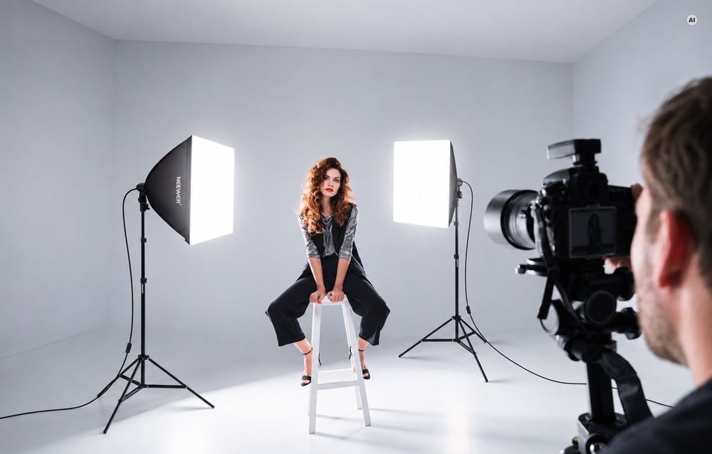 NEEWER NK200 softboxos világítókészlet, 3 LED-izzóval-2