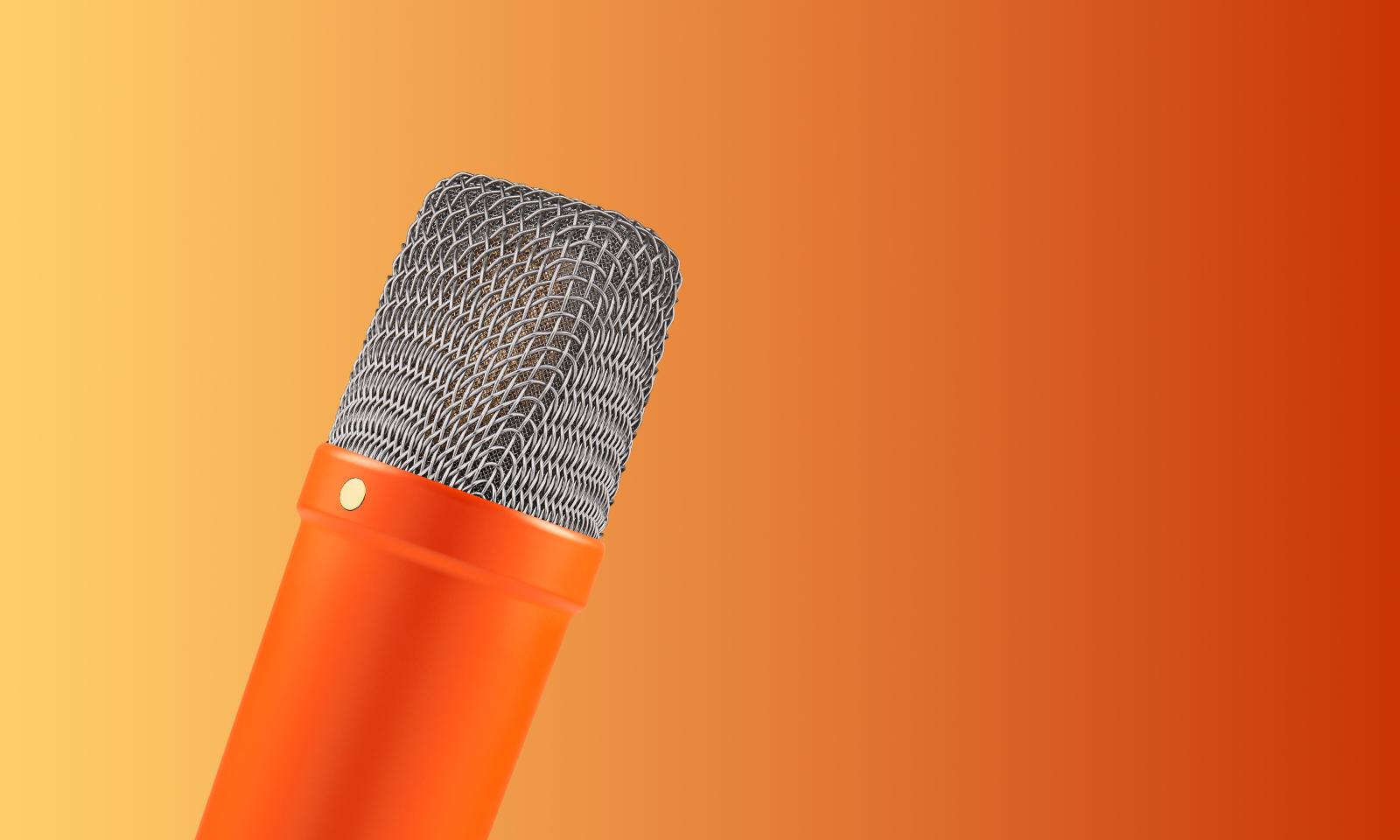 RØDE NT1 Signature Series kondenzátor stúdió mikrofon, narancssárga-2