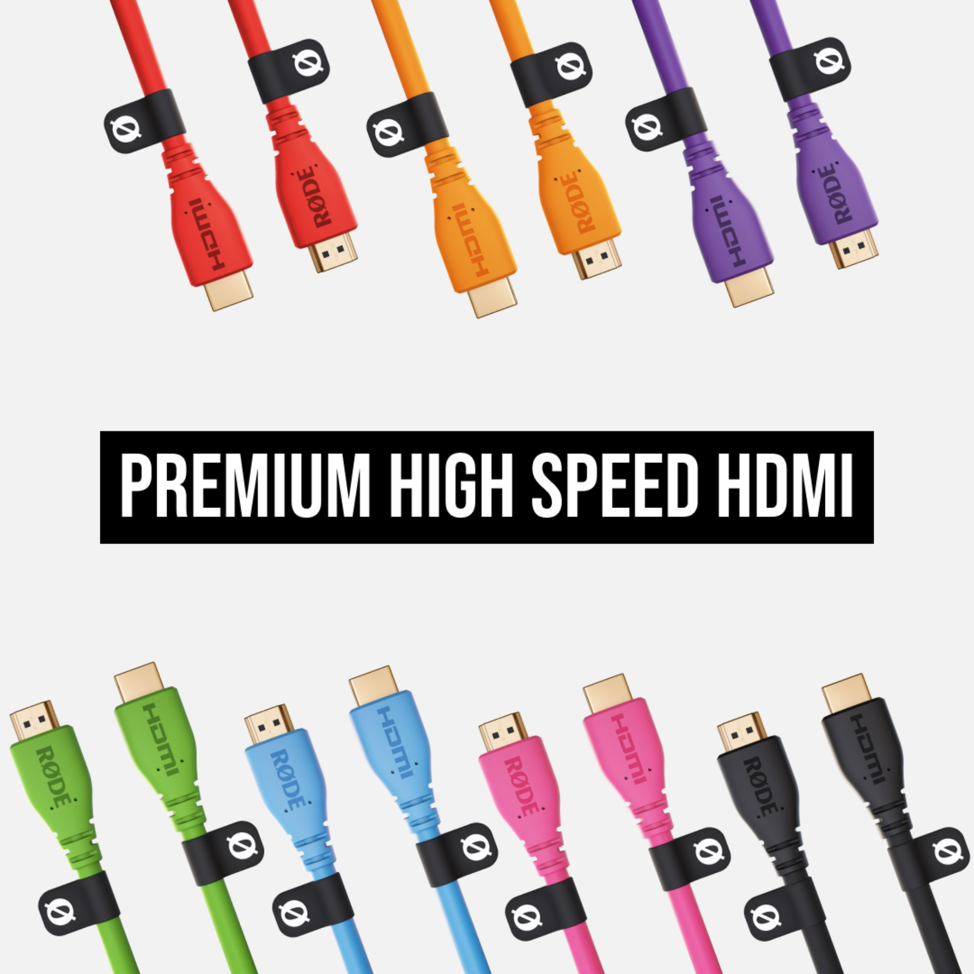 RØDE HDMI Cable prémium HDMI kábel, 3m, zöld-2