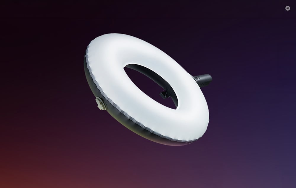Godox LR150 Air LED gyűrűs lámpa felfújható fejjel-4