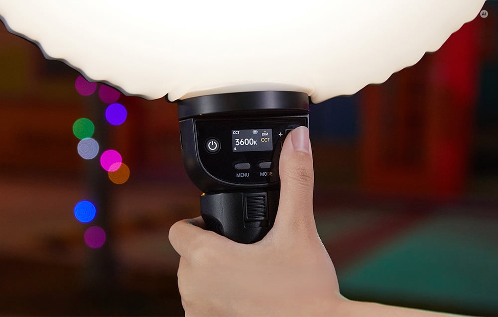 Godox LR150 Air LED gyűrűs lámpa felfújható fejjel-10