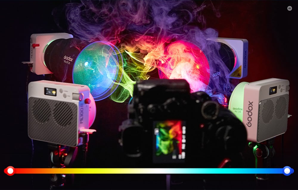 GODOX ML100R LED videólámpa-7