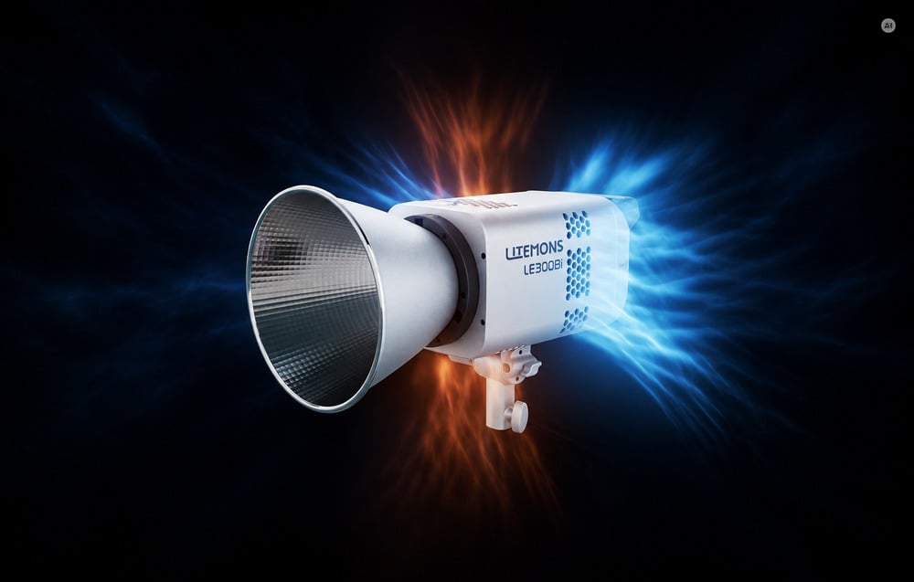 GODOX Litemons LE200Bi 220 W-os, állítható színhőmérsékletű LED-lámpa-5