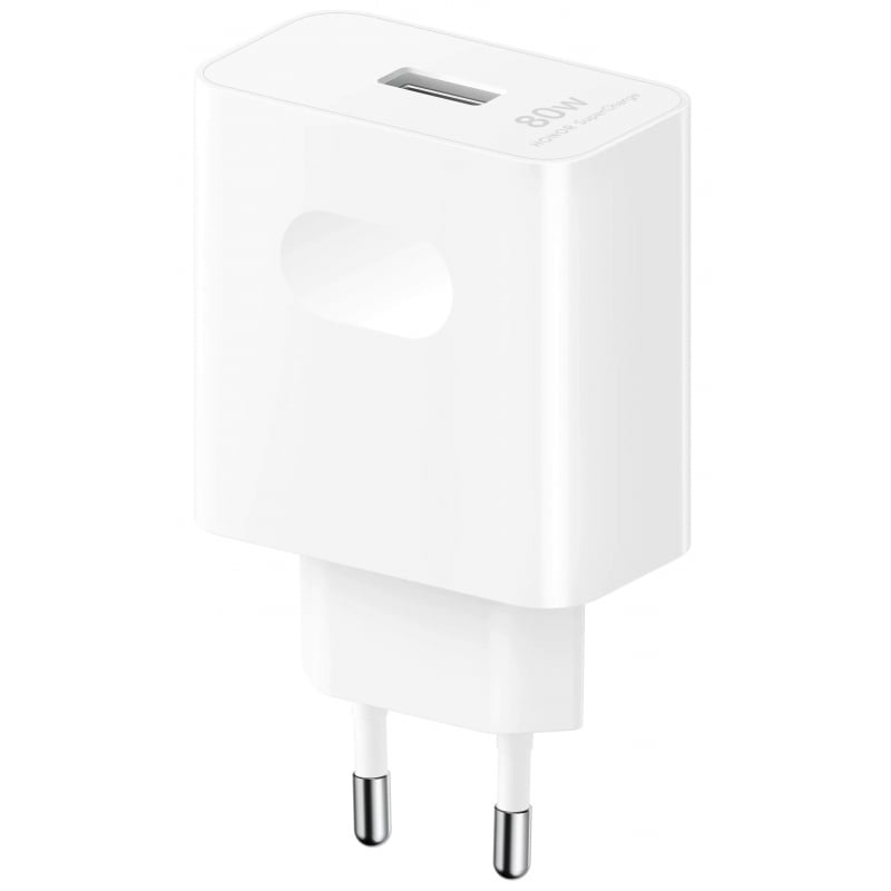 Honor HN-200400E00 80W-os hálózati töltő, USB-A, fehér-0