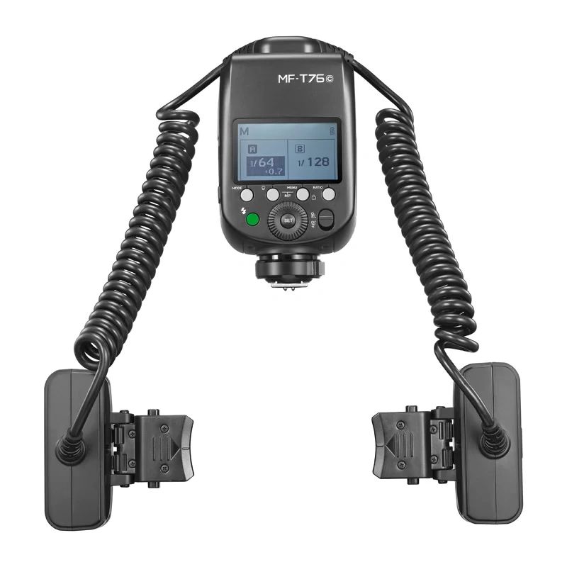 Godox MF-T76N kétfejű makróvaku Nikon fényképezőgépekhez-8