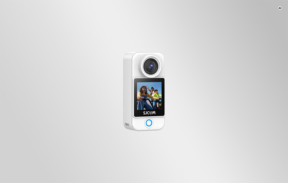 SJCAM C400 Pocket fehér 4K akciókamera-1