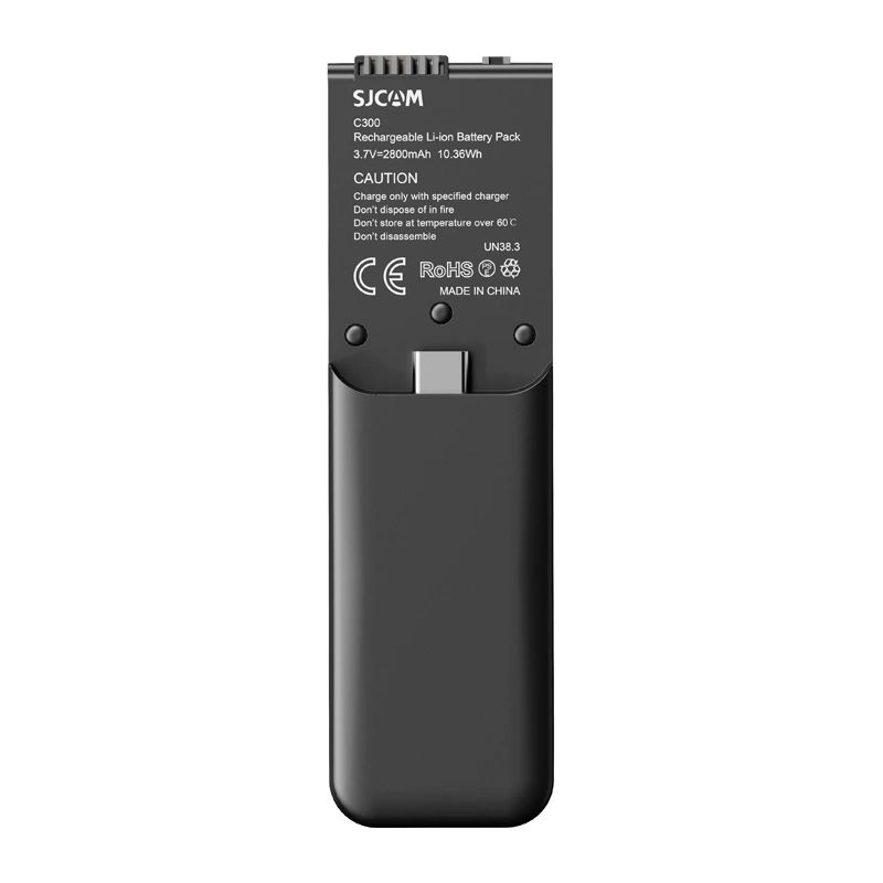 SJCAM C300B HG akkumulátoros markolat SJCAM C300 kamerához, fekete-1