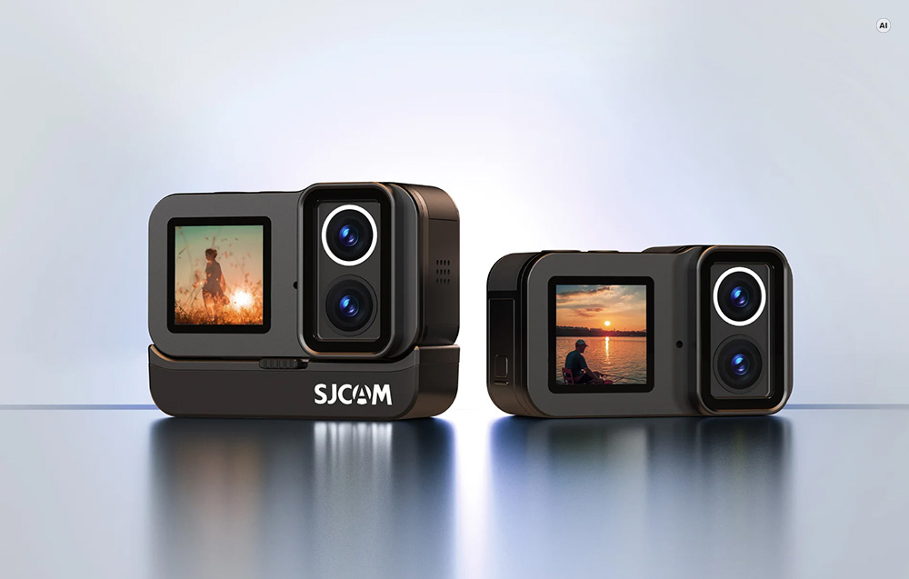 SJCAM SJ20 akciókamera akkumulátoros szelfibottal-8
