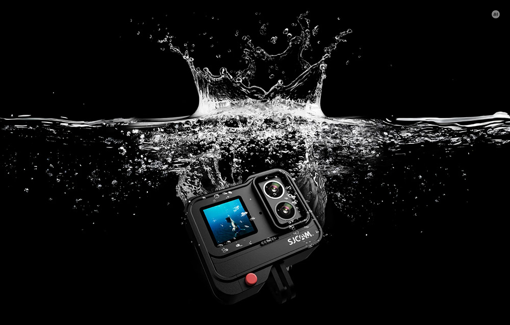 SJCAM SJ20 akciókamera akkumulátoros szelfibottal-2