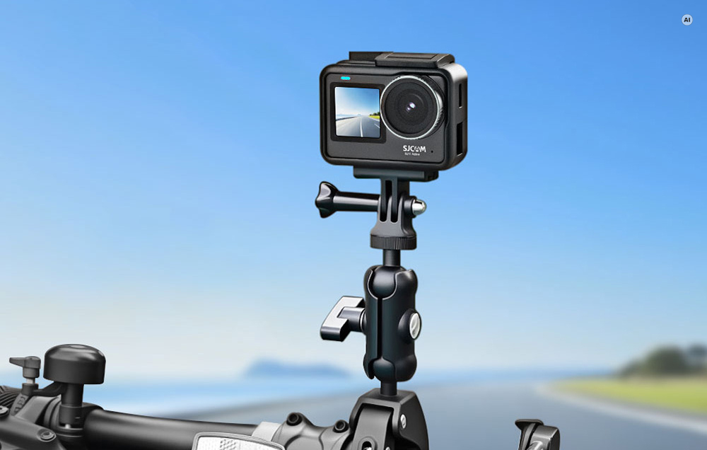 SJCAM Fixed kerékpáros kormánytartó, fekete-3