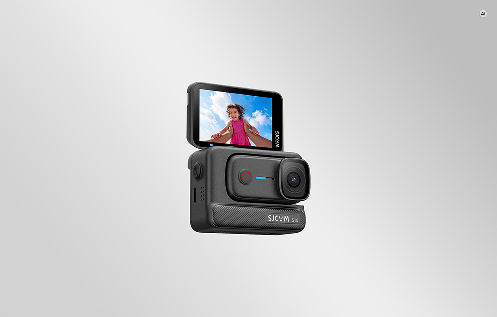 SJCAM S10 128 GB-os fehér akciókamera Boost Pod modullal-5