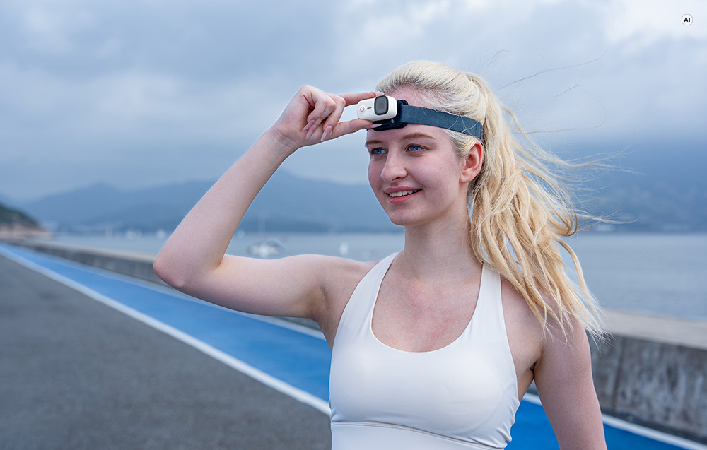 SJCAM S10 Magnetic mágneses fejpánt, szürke-grafit-3
