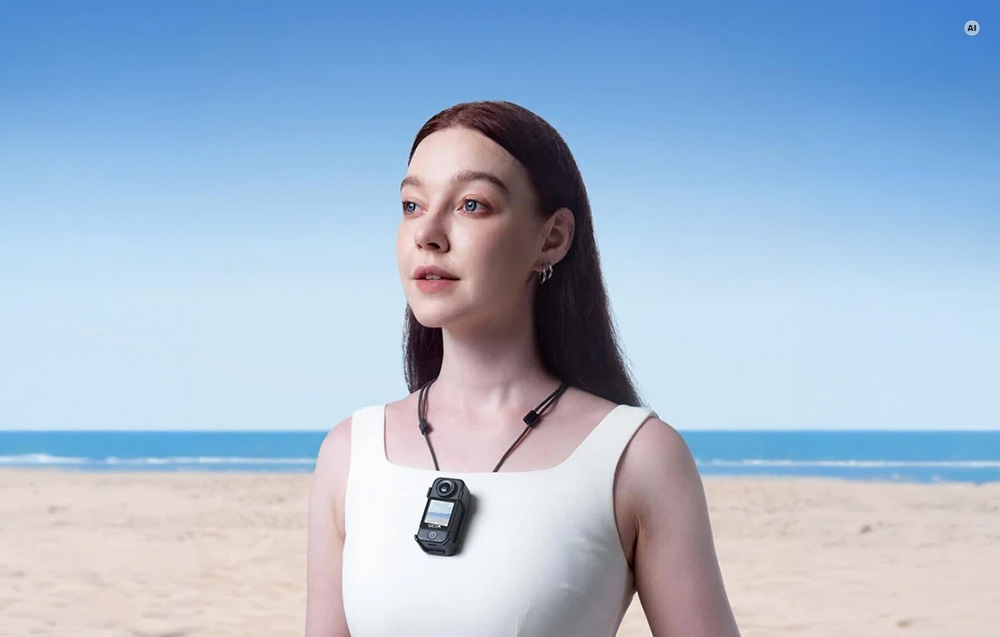 SJCAM C300 Pocket 4K akciókamera, fehér-3