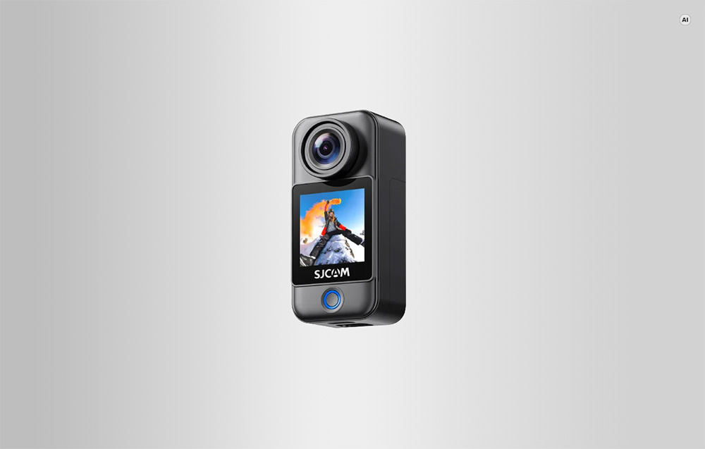 SJCAM C300 Pocket 4K akciókamera, fehér-6