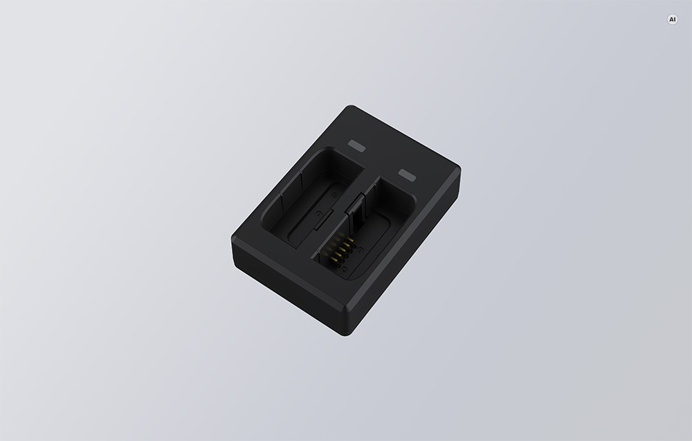 SJCAM C300 kétrekeszes akkumulátortöltő-1