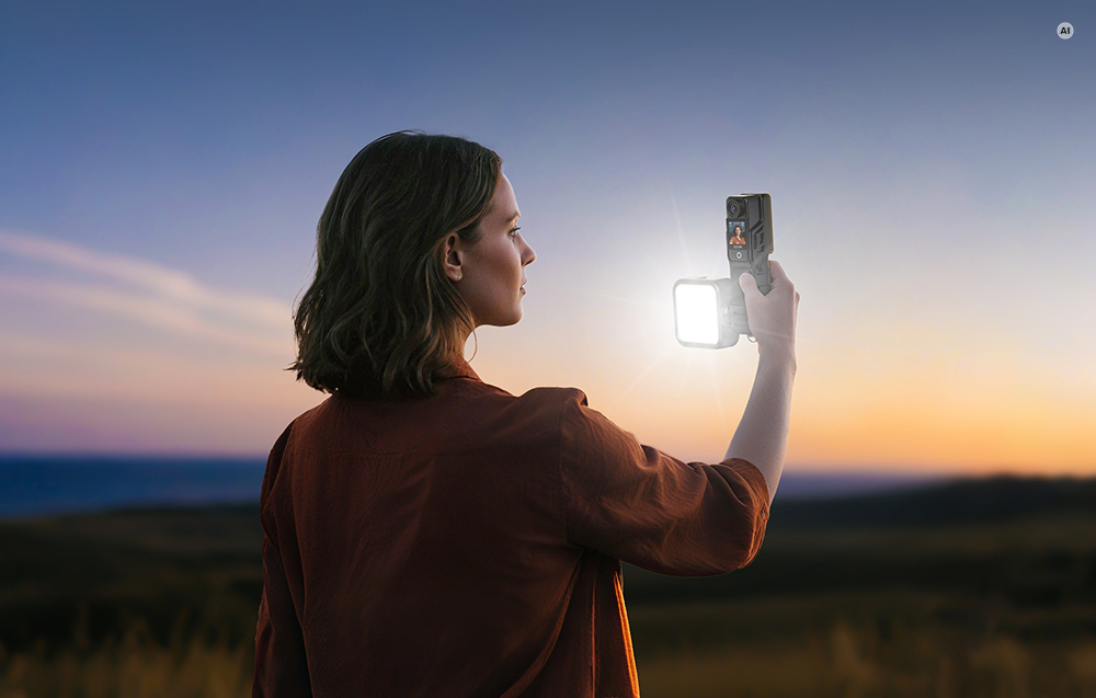SJCAM C400 kamerára szerelhető kiegészítő lámpa-4