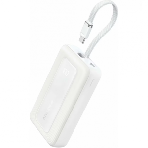 Anker Zolo A1689H21 fehér külső akkumulátor, 20 000 mAh, 30 W, QC és PD powerbank