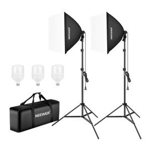 NEEWER NK200 softboxos világítókészlet, 3 LED-izzóval