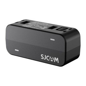 SJCAM SJ20 kétcsatornás akkumulátortöltő, fekete
