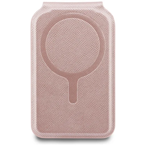 Karl Lagerfeld MagSafe zrkadlový držiak na karty so stojanom ružový obal - 5