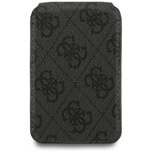 Guess PU 4G Mirror MagSafe Kártyatartó Állvány Fekete - 5