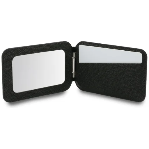 Karl Lagerfeld Zrkadlový MagSafe Držiak na karty so stojanom Čierny - 6