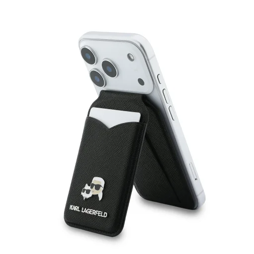 Karl Lagerfeld Mirror MagSafe Kártyatartó Állvány Fekete - 3