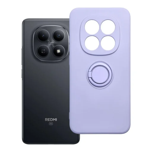 Xiaomi Redmi Note 15 Pro 5G fialový silikónový obal s krúžkom - 9