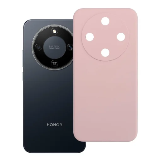 Honor Magic8 Lite szilikon tok 2mm homok rózsaszín tok - 6