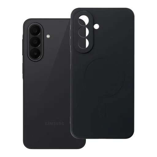 Čierne silikónové puzdro Mag Cover pre Samsung Galaxy A27, kompatibilné s technológiou MagSafe - 6